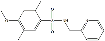 4-methoxy-2,5-dimethyl-N-(2-pyridinylmethyl)benzenesulfonamide