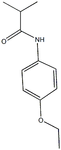 N-(4-ethoxyphenyl)-2-methylpropanamide 结构式