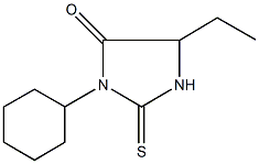 3-cyclohexyl-5-ethyl-2-thioxoimidazolidin-4-one