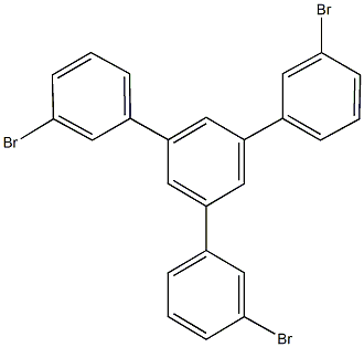 3',3'',3'''-tribromo-1,1':3,1'':5,1'''-quaterphenyl,,结构式