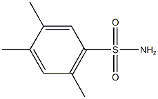 2,4,5-trimethylbenzenesulfonamide Structure