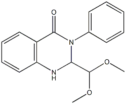 2-(dimethoxymethyl)-3-phenyl-2,3-dihydro-4(1H)-quinazolinone