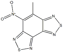 4-nitro-5-methyl[1,2,5]thiadiazolo[3,4-e][2,1,3]benzothiadiazole Structure