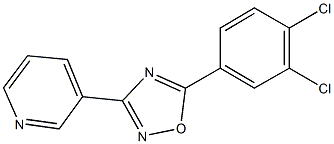 3-[5-(3,4-dichlorophenyl)-1,2,4-oxadiazol-3-yl]pyridine Structure