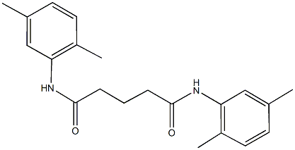 N~1~,N~5~-bis(2,5-dimethylphenyl)pentanediamide Structure