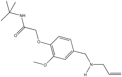  2-{4-[(allylamino)methyl]-2-methoxyphenoxy}-N-(tert-butyl)acetamide