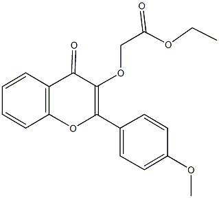 ethyl {[2-(4-methoxyphenyl)-4-oxo-4H-chromen-3-yl]oxy}acetate|