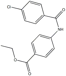  ethyl 4-[(4-chlorobenzoyl)amino]benzoate