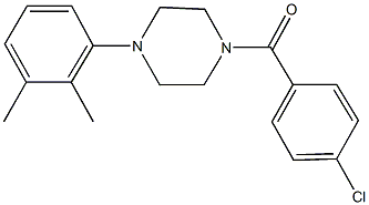 1-(4-chlorobenzoyl)-4-(2,3-dimethylphenyl)piperazine