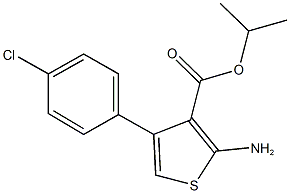 isopropyl 2-amino-4-(4-chlorophenyl)-3-thiophenecarboxylate|