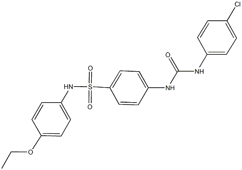 4-{[(4-chloroanilino)carbonyl]amino}-N-(4-ethoxyphenyl)benzenesulfonamide