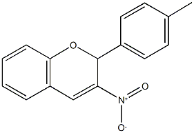 2-(4-methylphenyl)-3-nitro-2H-chromene Struktur