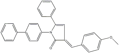 1-[1,1'-biphenyl]-4-yl-3-(4-methoxybenzylidene)-5-phenyl-1,3-dihydro-2H-pyrrol-2-one