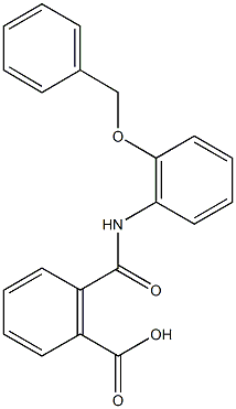 2-{[2-(benzyloxy)anilino]carbonyl}benzoic acid Structure