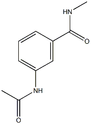 3-(acetylamino)-N-methylbenzamide,,结构式
