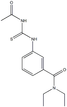 3-{[(acetylamino)carbothioyl]amino}-N,N-diethylbenzamide