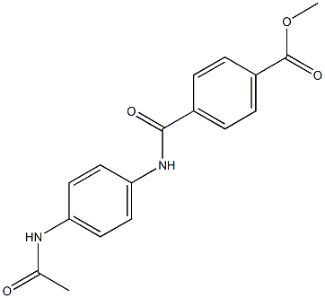 methyl 4-{[4-(acetylamino)anilino]carbonyl}benzoate