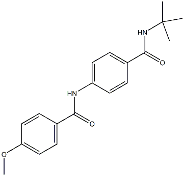 N-{4-[(tert-butylamino)carbonyl]phenyl}-4-methoxybenzamide|