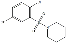 1-[(2,5-dichlorophenyl)sulfonyl]piperidine Struktur