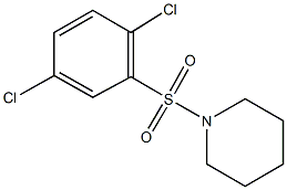 1-[(2,5-dichlorophenyl)sulfonyl]piperidine Structure