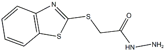 2-(ベンゾチアゾール-2-イルチオ)アセトヒドラジド 化学構造式