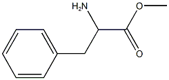 methyl 2-amino-3-phenylpropanoate 结构式