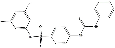 4-[(anilinocarbothioyl)amino]-N-(3,5-dimethylphenyl)benzenesulfonamide