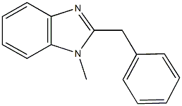 2-benzyl-1-methyl-1H-benzimidazole Struktur