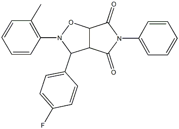 3-(4-fluorophenyl)-2-(2-methylphenyl)-5-phenyldihydro-2H-pyrrolo[3,4-d]isoxazole-4,6(3H,5H)-dione