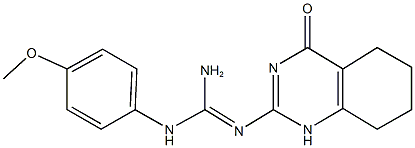 N-(4-methoxyphenyl)-N''-(4-oxo-1,4,5,6,7,8-hexahydroquinazolin-2-yl)guanidine Structure