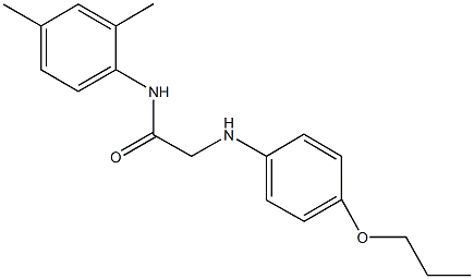 N-(2,4-dimethylphenyl)-2-(4-propoxyanilino)acetamide