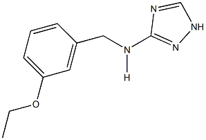 N-(3-ethoxybenzyl)-N-(1H-1,2,4-triazol-3-yl)amine Structure