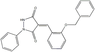 4-[2-(benzyloxy)benzylidene]-1-phenyl-3,5-pyrazolidinedione