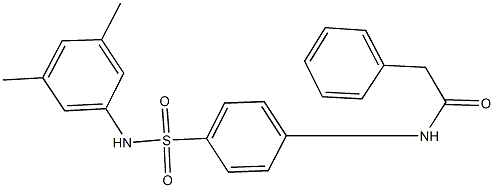  N-{4-[(3,5-dimethylanilino)sulfonyl]phenyl}-2-phenylacetamide