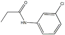 N-(3-chlorophenyl)propanamide Structure