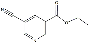 ethyl 5-cyanonicotinate Struktur