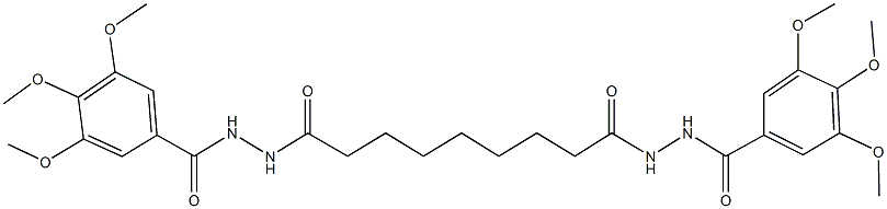 3,4,5-trimethoxy-N'-{9-oxo-9-[2-(3,4,5-trimethoxybenzoyl)hydrazino]nonanoyl}benzohydrazide