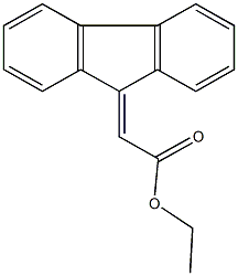 ethyl 9H-fluoren-9-ylideneacetate Structure