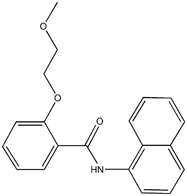 2-(2-methoxyethoxy)-N-(1-naphthyl)benzamide Structure