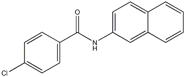 4-chloro-N-(2-naphthyl)benzamide,,结构式