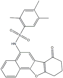  2,4,5-trimethyl-N-(7-oxo-7,8,9,10-tetrahydronaphtho[1,2-b][1]benzofuran-5-yl)benzenesulfonamide