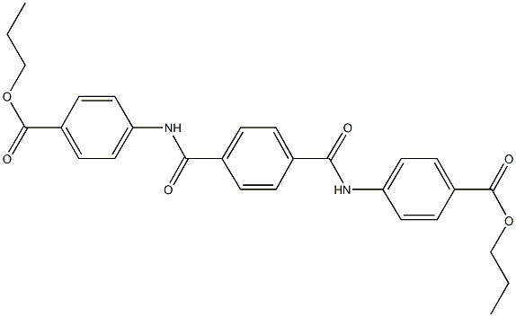 propyl 4-[(4-{[4-(propoxycarbonyl)anilino]carbonyl}benzoyl)amino]benzoate