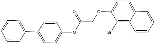 [1,1'-biphenyl]-4-yl [(1-bromo-2-naphthyl)oxy]acetate