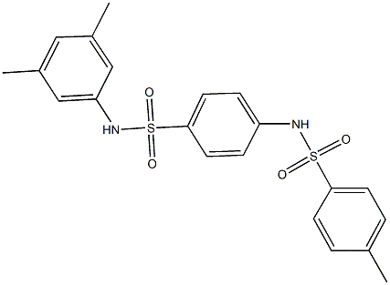 N-{4-[(3,5-dimethylanilino)sulfonyl]phenyl}-4-methylbenzenesulfonamide Structure