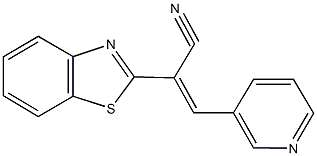 2-(1,3-benzothiazol-2-yl)-3-(3-pyridinyl)acrylonitrile