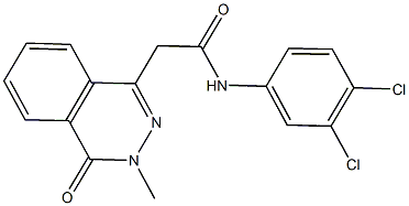 N-(3,4-dichlorophenyl)-2-(3-methyl-4-oxo-3,4-dihydro-1-phthalazinyl)acetamide