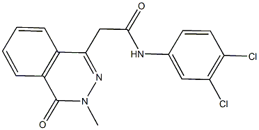  N-(3,4-dichlorophenyl)-2-(3-methyl-4-oxo-3,4-dihydro-1-phthalazinyl)acetamide