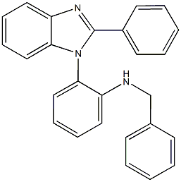 N-benzyl-2-(2-phenyl-1H-benzimidazol-1-yl)aniline Structure