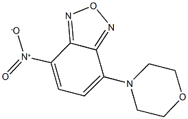 4-nitro-7-(4-morpholinyl)-2,1,3-benzoxadiazole,,结构式