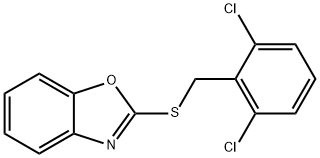 2-[(2,6-dichlorobenzyl)sulfanyl]-1,3-benzoxazole Structure